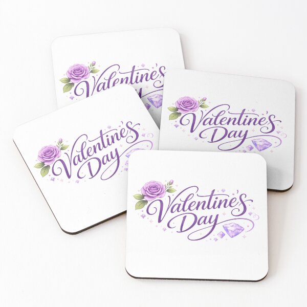 Item preview, Valentine's Day Heart with Rose & Scattered Diamonds designed and sold by Leap29 Designs.