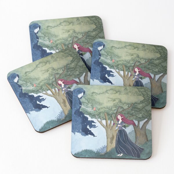 Item preview, Unexpected encounter in The Enchanted Woods designed and sold by edillustrate.