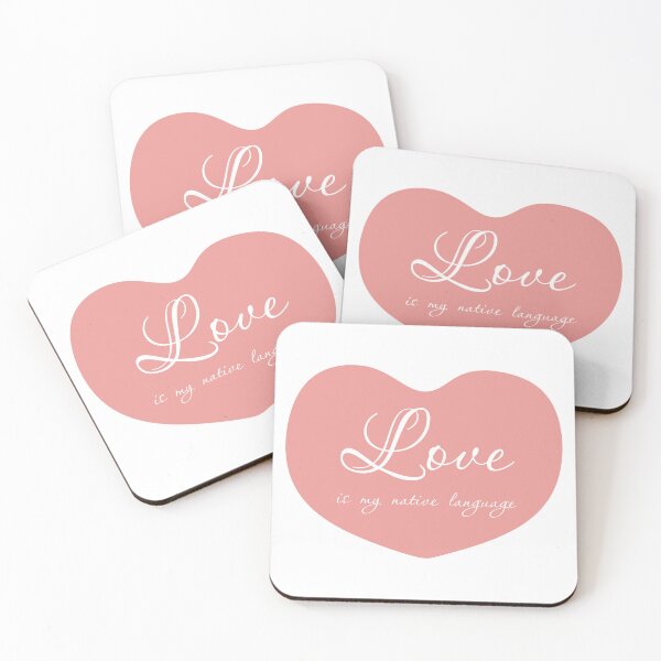 Item preview, Love is my native language, Unique designed and sold by villacreativa.