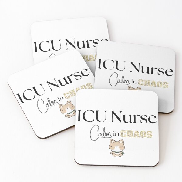 Item preview, ICU Nurse Calm in Chaos – Critical Care Nurse Quote Design designed and sold by Common Mood.