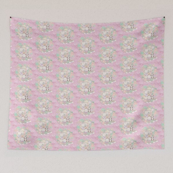 Item preview, cutesy collage pink designed and sold by 247Artsinc.