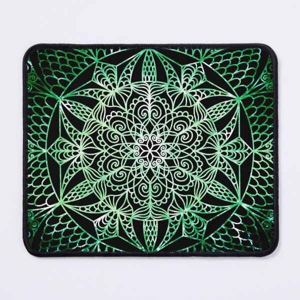 Item preview, Cosmic Green Mandala designed and sold by SilverFantasy.