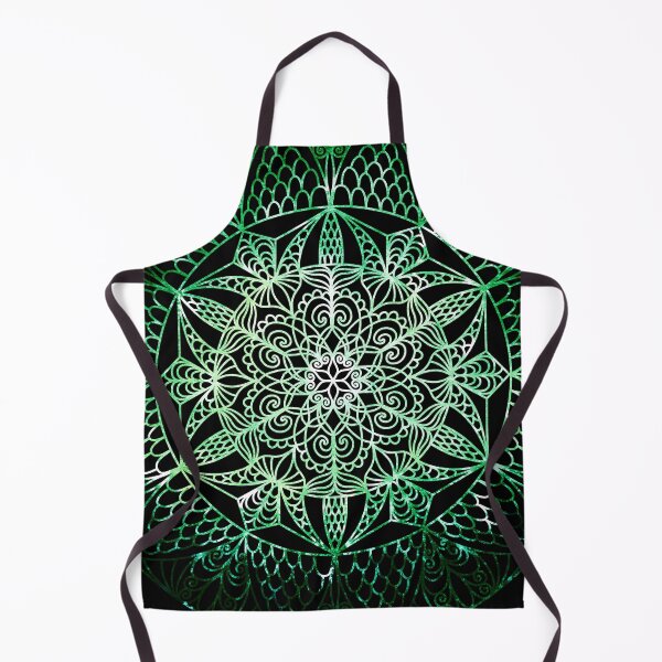 Item preview, Cosmic Green Mandala designed and sold by SilverFantasy.