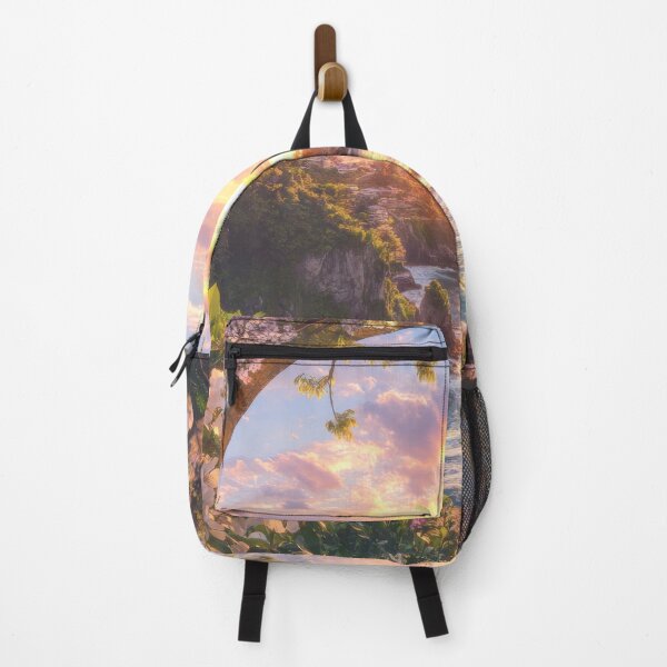 Item preview, Dreamy Coastal Sunset Framed by Spring Blossoms designed and sold by tgcww.