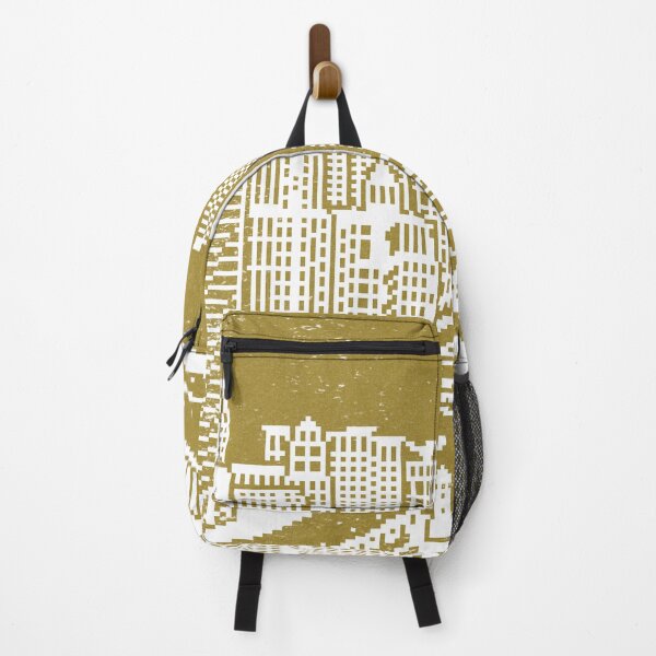 Item preview, Chicago River Pixel Art - Ochre designed and sold by Irene Estelle.