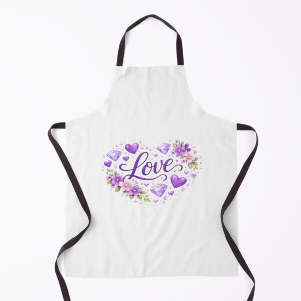 Item preview, Love Heart of Violets & Diamonds designed and sold by Leap29 Designs.