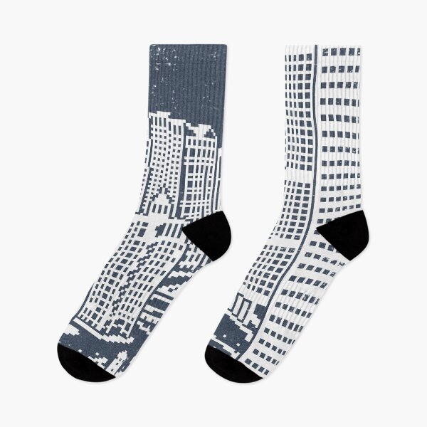Item preview, Chicago River Pixel Art - Dusk designed and sold by Irene Estelle.