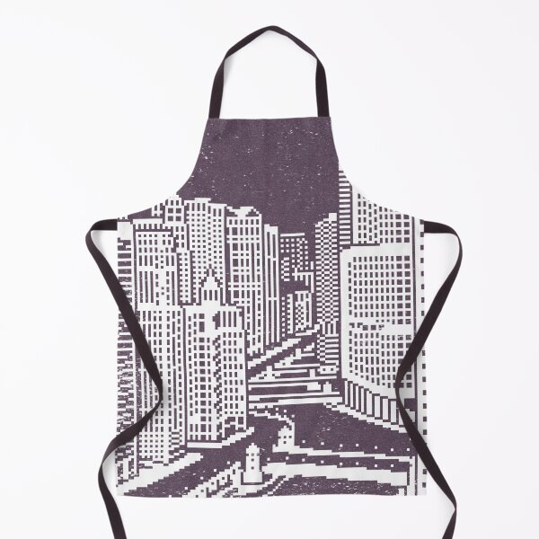 Item preview, Chicago River Pixel Art - Fig designed and sold by Irene Estelle.