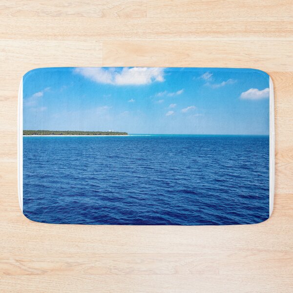 Item preview, Agatti Island Lakshadweep Ocean Horizon – Turquoise Sea Minimalist Seascape Photography Wall Art designed and sold by freezed-frames.