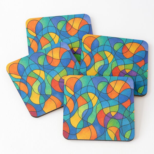 Item preview, Radiant interplay of glass lines and colors designed and sold by Sigtrix.