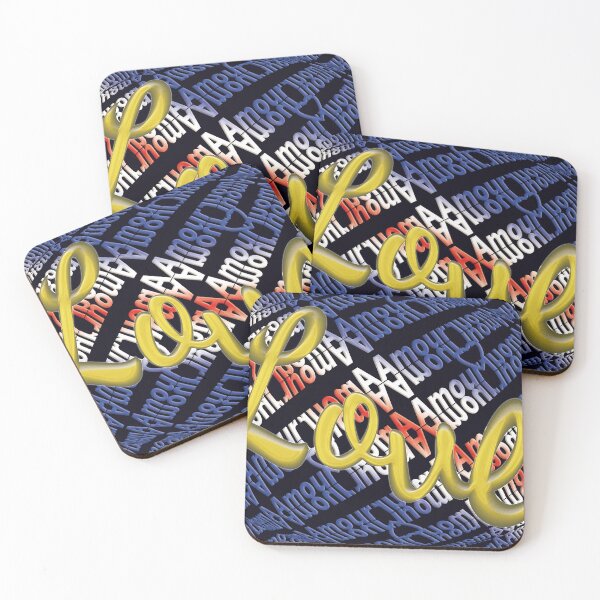 Item preview, "Love" motifs on the French word "Amour" V2 designed and sold by Alan-David.