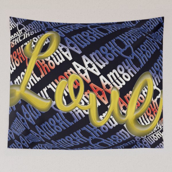 Item preview, "Love" motifs on the French word "Amour" V2 designed and sold by Alan-David.