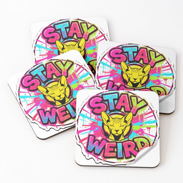 Item preview, sphinx cat stay weird designed and sold by YasminTaha.