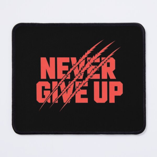 Item preview, Never Give Up – Fierce Motivation with Claw Marks designed and sold by vvcreativedesigns.