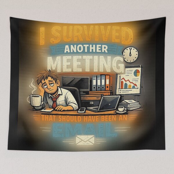 Item preview, I SURVIVED ANOTHER MEETING designed and sold by katieandrew.