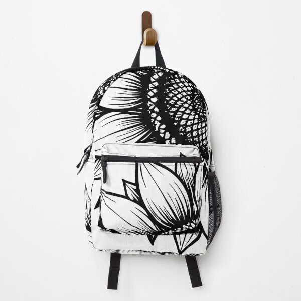 Item preview, Minimal Black & White Sunflower Line Art designed and sold by NeerPrema.