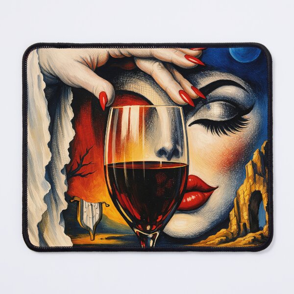 Item preview, Wine and Woman surreal art deco designed and sold by Natart1004.