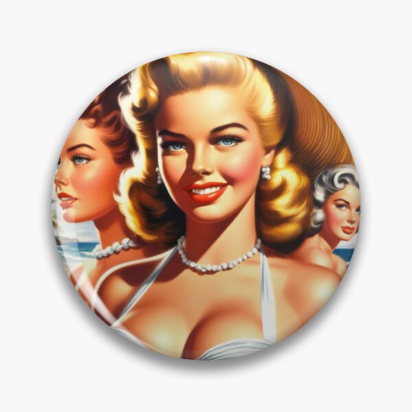 Item preview, Retro Glam Summer Pinup designed and sold by PulpVintage.