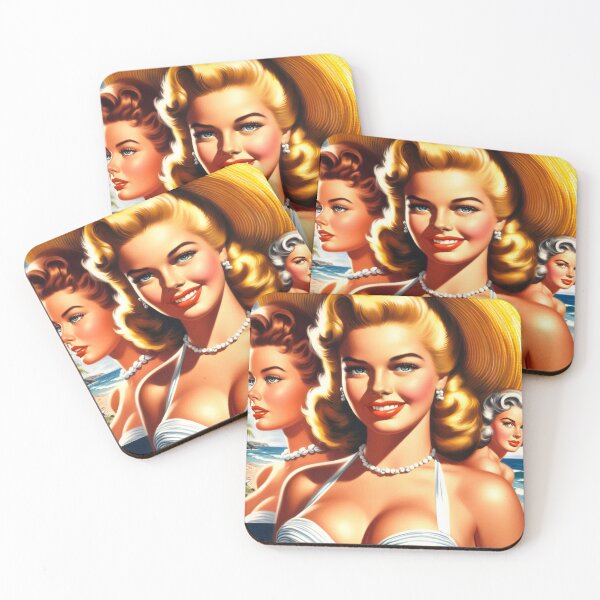 Item preview, Retro Glam Summer Pinup designed and sold by PulpVintage.