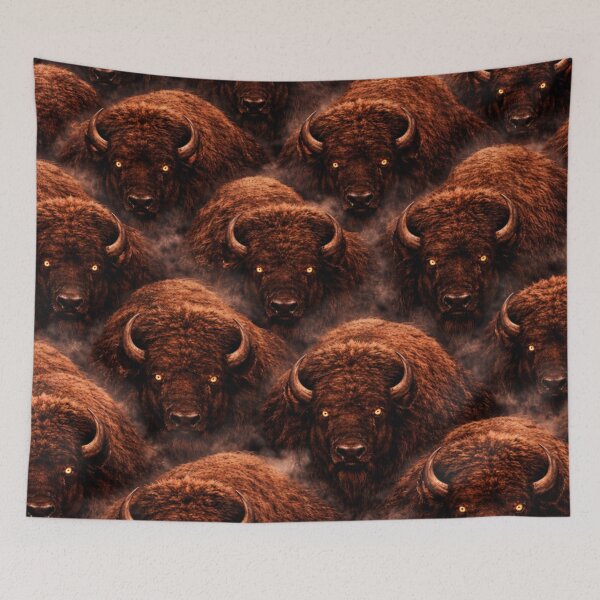 Item preview, The Watchful Herd Bison designed and sold by It's Heritage Hoss.