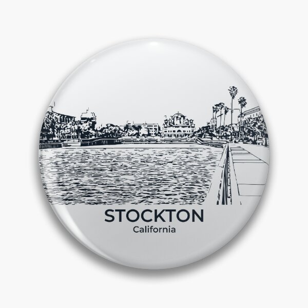 Item preview, Stockton – California designed and sold by Lakeric Cityscapes.