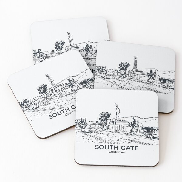 Item preview, South Gate - California designed and sold by Lakeric Cityscapes.
