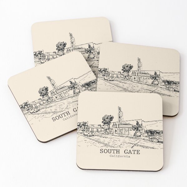 Item preview, South Gate - California designed and sold by Lakeric Cityscapes.