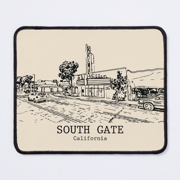 Item preview, South Gate - California designed and sold by Lakeric Cityscapes.