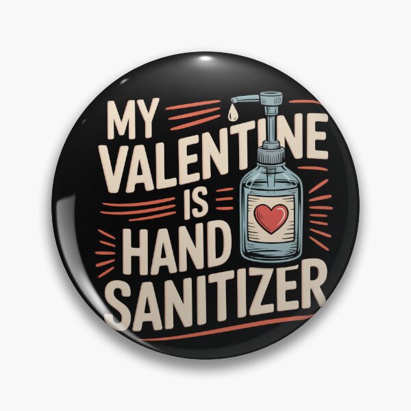 Item preview, My Valentine Is Hand Sanitizer designed and sold by Vintage Shapes.