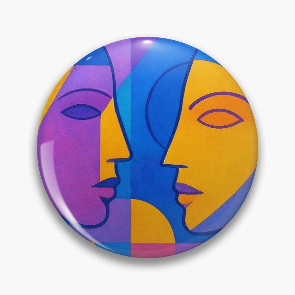 Item preview, Geometry meets colorful faces designed and sold by Sigtrix.