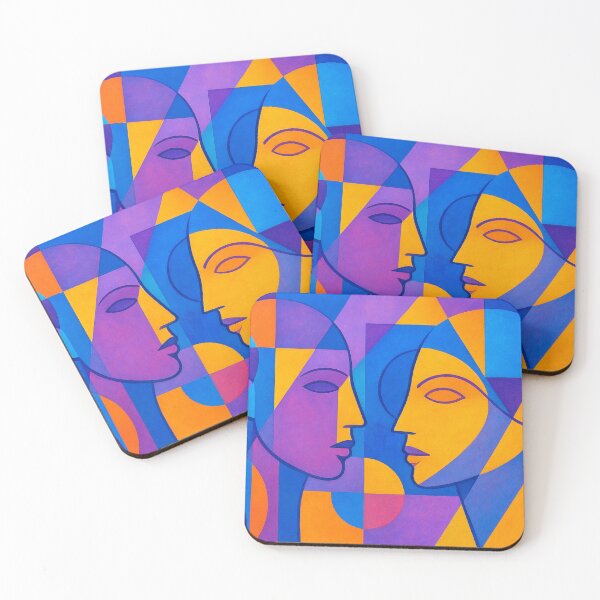 Item preview, Geometry meets colorful faces designed and sold by Sigtrix.