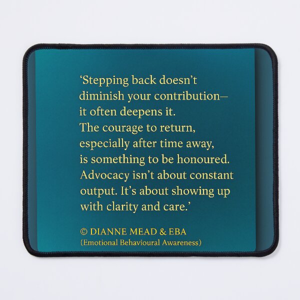 Item preview, Stepping Back -Reflections from the Edge of Advocacy designed and sold by Dianne Mead.