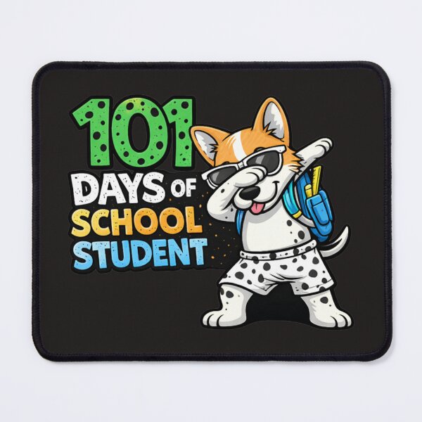 Item preview, 101 Days of School Student Shirt | Cute Corgi Dog Back to School Celebration Design designed and sold by MCdsgns.