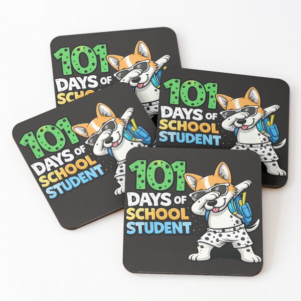 Item preview, 101 Days of School Student Shirt | Cute Corgi Dog Back to School Celebration Design designed and sold by MCdsgns.