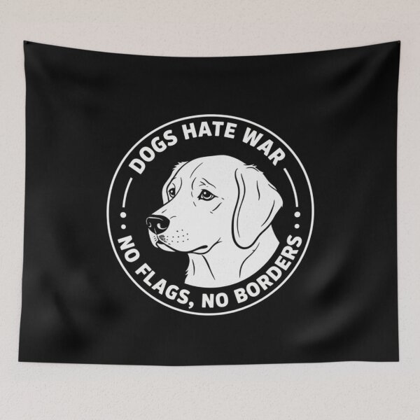 Item preview, Dogs hate war designed and sold by OneShirt99.