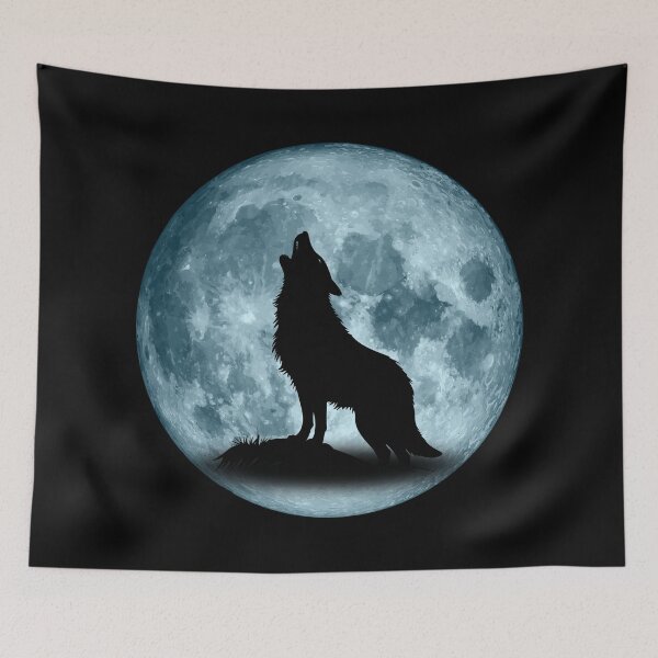 Item preview, Wolf And Moon  designed and sold by JokeAndStyle.