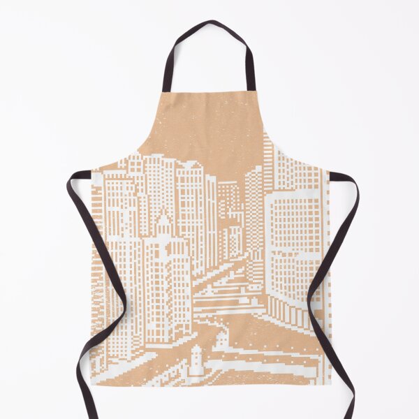 Item preview, Chicago River Pixel Art - Melon designed and sold by Irene Estelle.