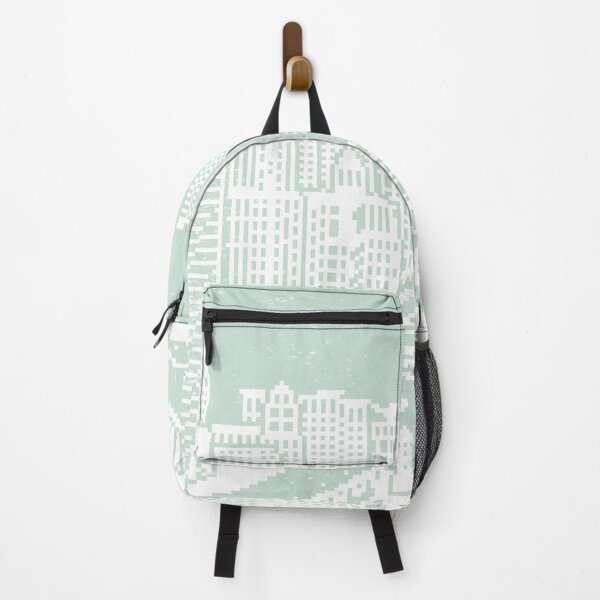 Item preview, Chicago River Pixel Art - Mint designed and sold by Irene Estelle.