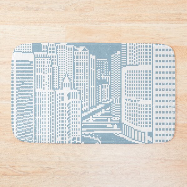 Item preview, Chicago River Pixel Art - Sky designed and sold by Irene Estelle.