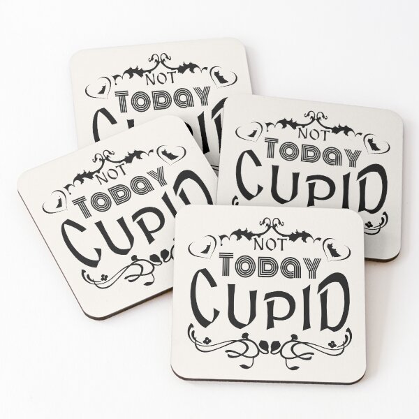 Item preview, Not Today Cupid Christian Valentine Humor Bible Love 1 Corinthians 13 | black designed and sold by ZechJohnRB.