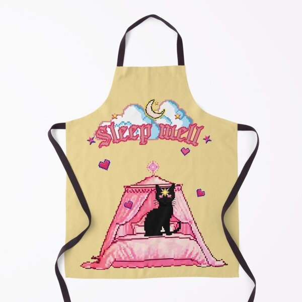 Item preview, Sleep Well Black Cat Luck designed and sold by mooncakekaro.
