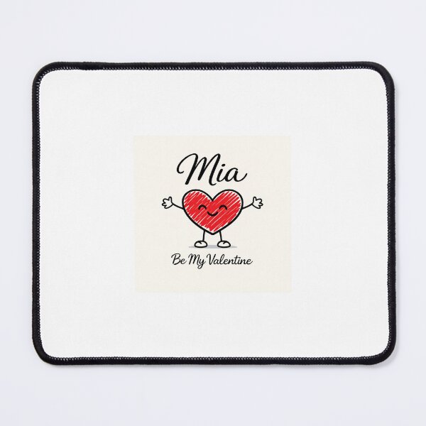 Item preview, Mia Is My Valentine – Romantic Name Valentine Gift designed and sold by chessnegocios.