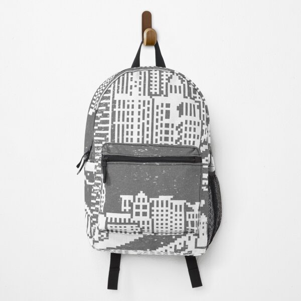 Item preview, Chicago River Pixel Art - Slate + Snow designed and sold by Irene Estelle.
