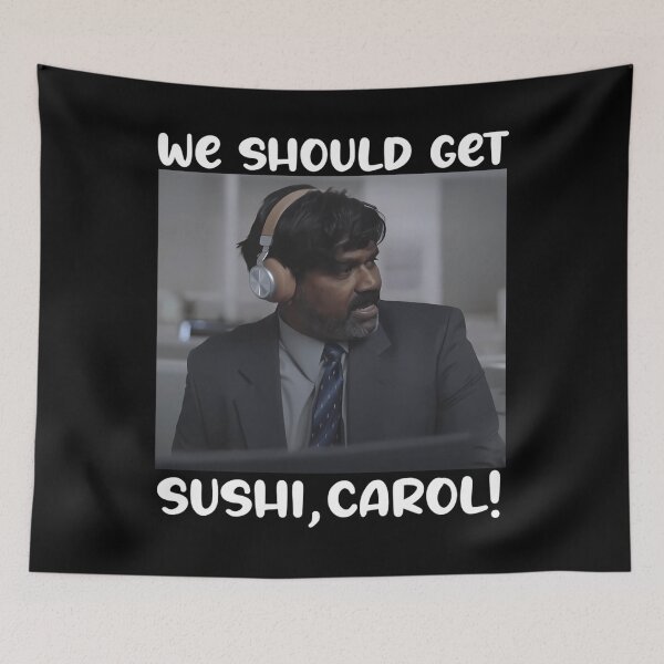 Item preview, We Should Get Sushi Carol designed and sold by AmandasHastie.