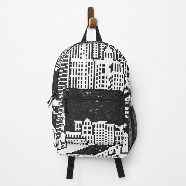 Item preview, Chicago River Pixel Art - Coal + Snow designed and sold by Irene Estelle.