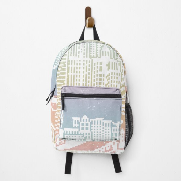 Item preview, Chicago River Pixel Art - Rainbow Sorbet + Snow designed and sold by Irene Estelle.