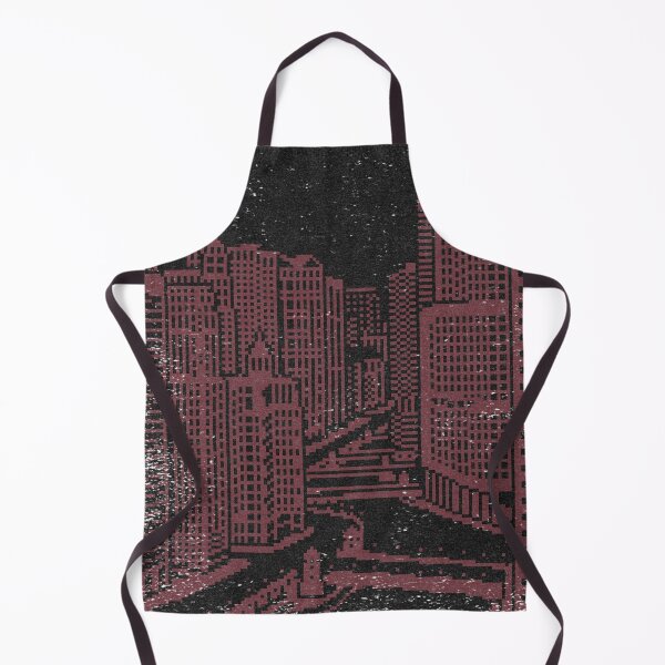 Item preview, Chicago River Pixel Art - Coal + Wine designed and sold by Irene Estelle.