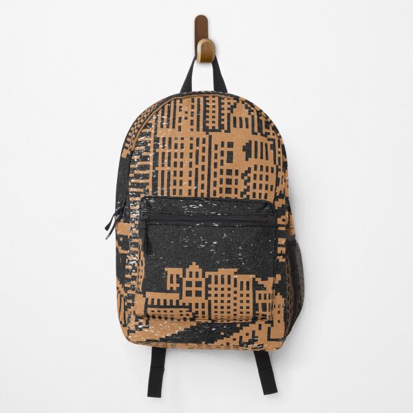 Item preview, Chicago River Pixel Art - Coal + Rust designed and sold by Irene Estelle.