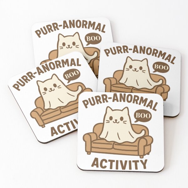 Item preview, Purr-anormal Activity – Funny Ghost Cat Design designed and sold by The-Gigi-Factory.