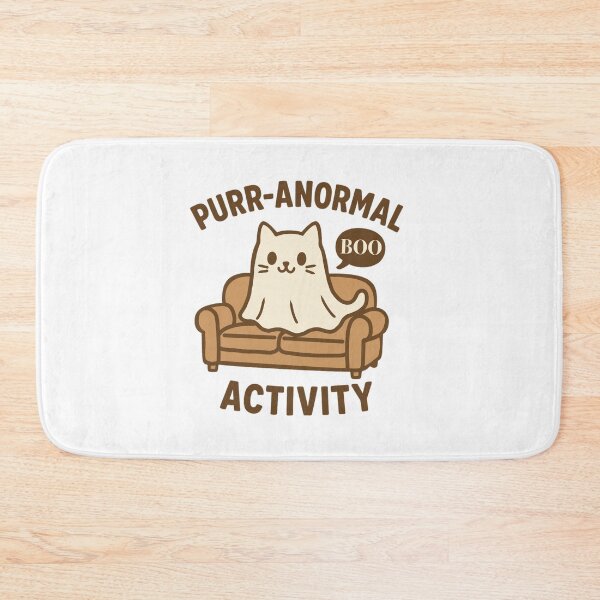 Item preview, Purr-anormal Activity – Funny Ghost Cat Design designed and sold by The-Gigi-Factory.